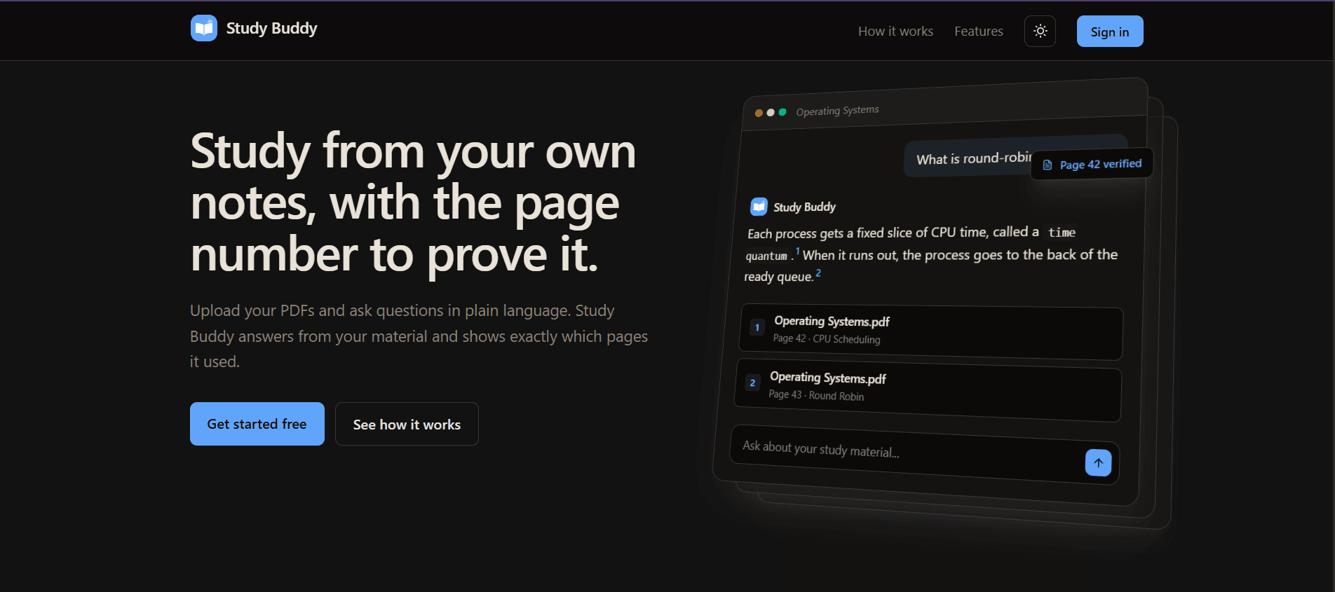 Study Buddy — Full-Stack RAG Chatbot with Production-Grade Authentication 